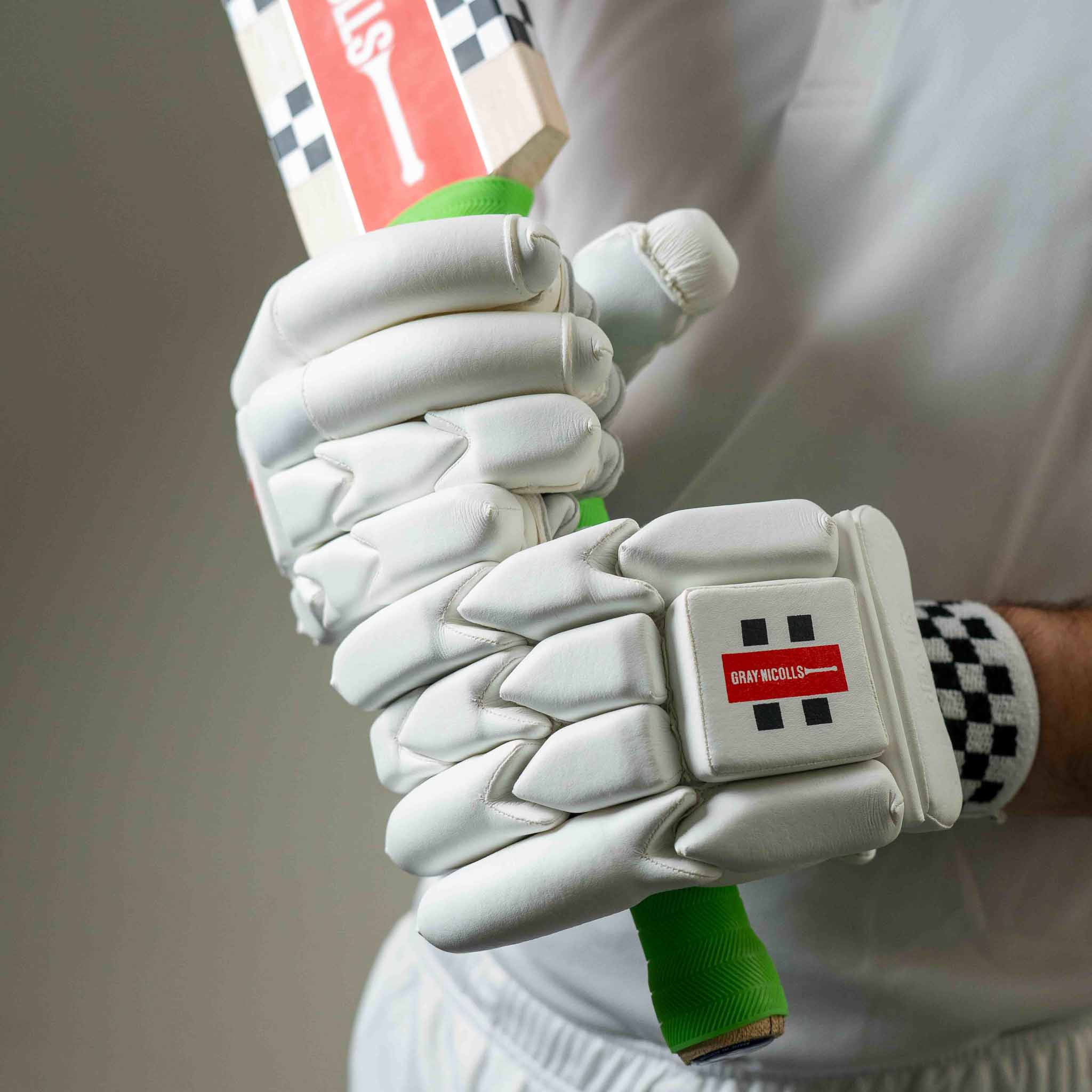 Silver Batting Gloves