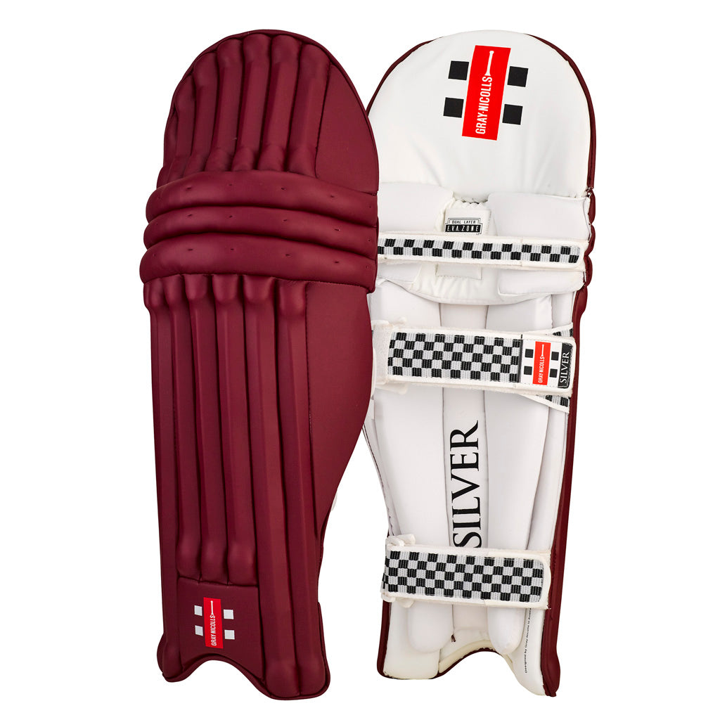 Silver Coloured Leg Guards