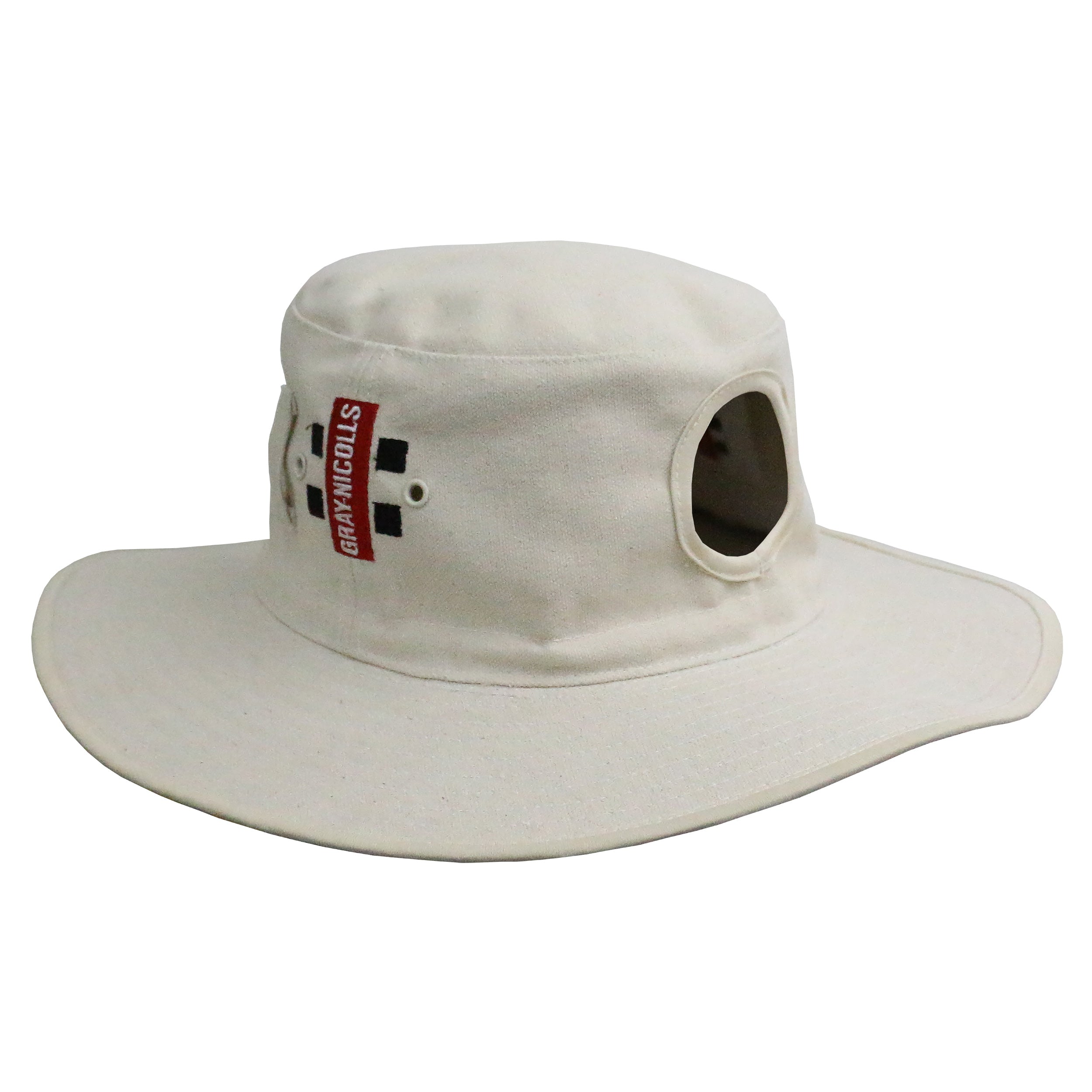 Long Hair Sunhat Off White