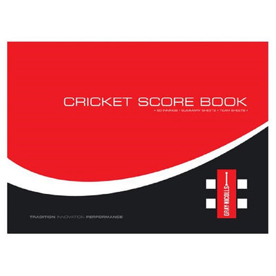 Scorebook (60 innings) | Gray-Nicolls Cricket Bats, Protective Wear, Clothing & Accessories