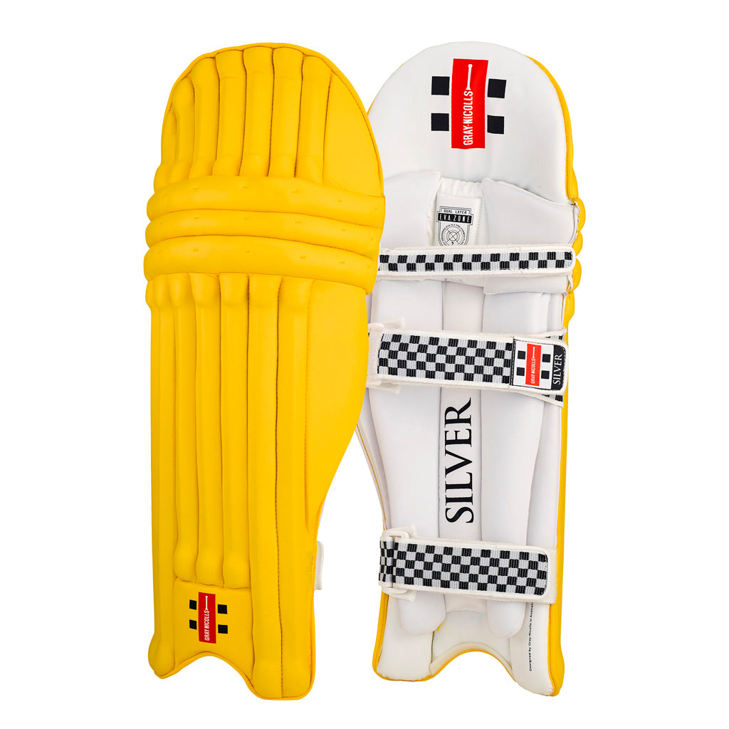 Silver Coloured Leg Guards